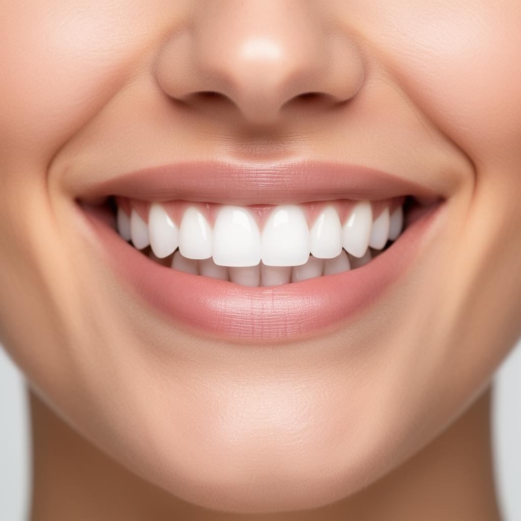 Smile after cosmetic treatment